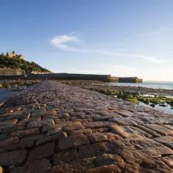 dovemeadows-st-michaels-mount-3-full The causeway leading to St Michael's Mount